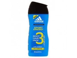 Adidas Гель для душа "Sport Energy 3в1" для мужчин, 250 мл